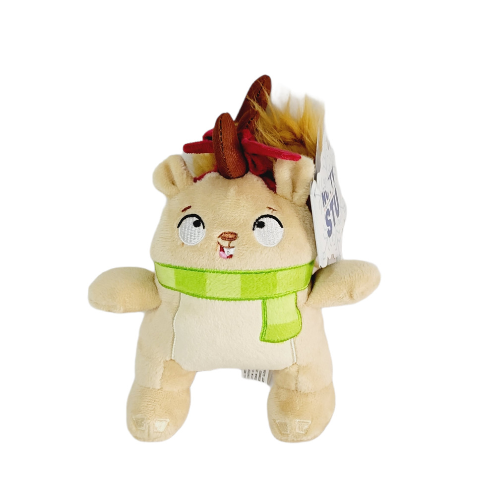 Bark Box Nutty Stu Plush Crinkle Squeak Dog Toy Limited Edition Christmas